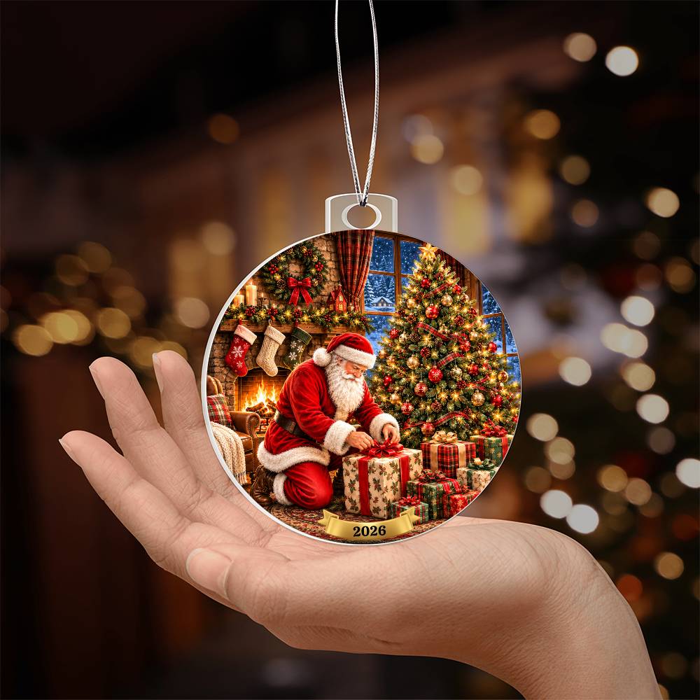 Santa Christmas Ornament