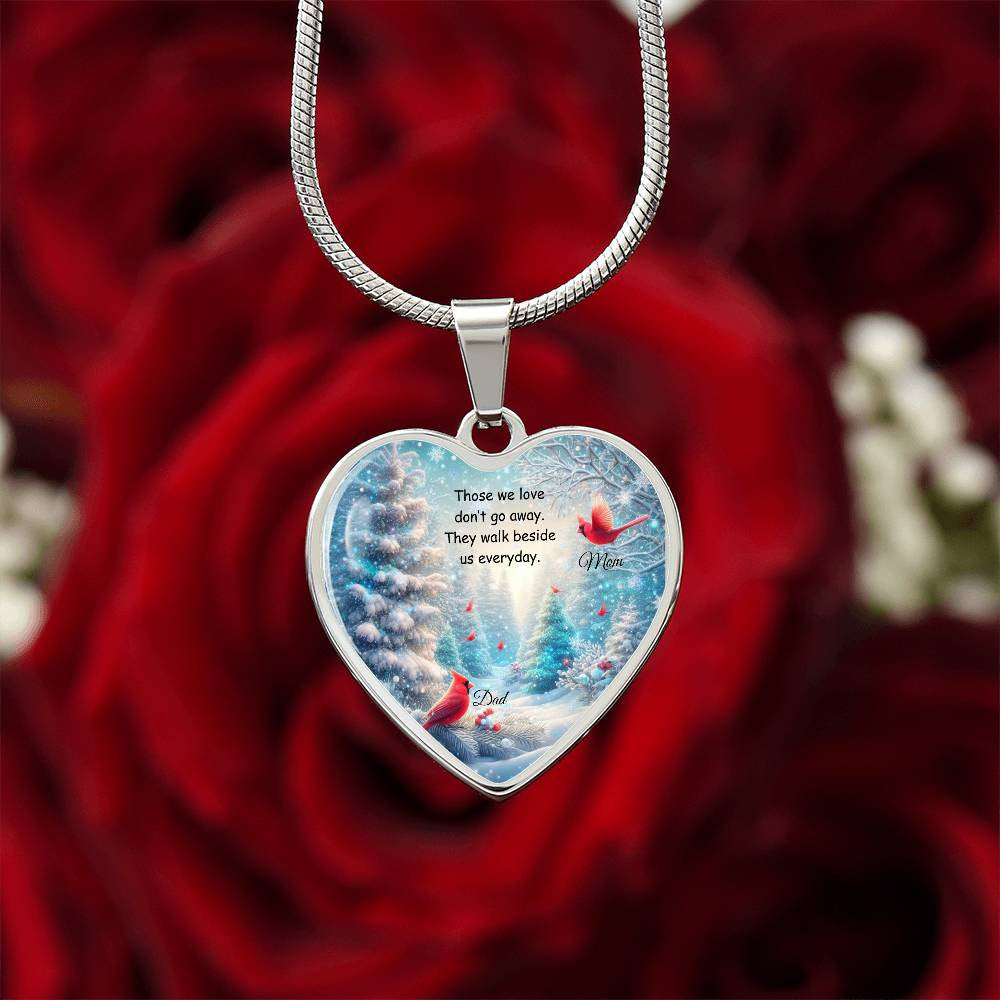 Heart Necklace with Engraving-[Heartfelt Family Gift]