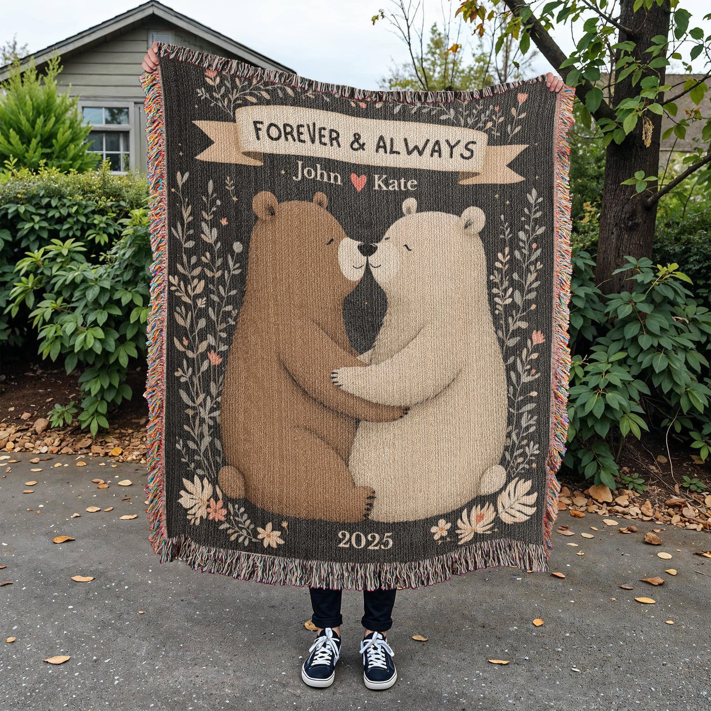 Bear Couple Snuggle Blanket-[Heartfelt Family Gift]
