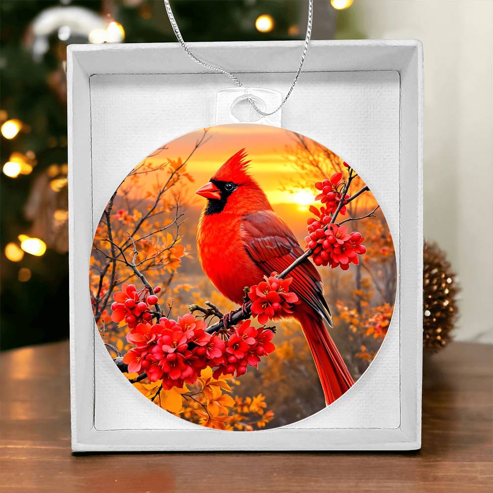 Cardinal Acrylic Ornament