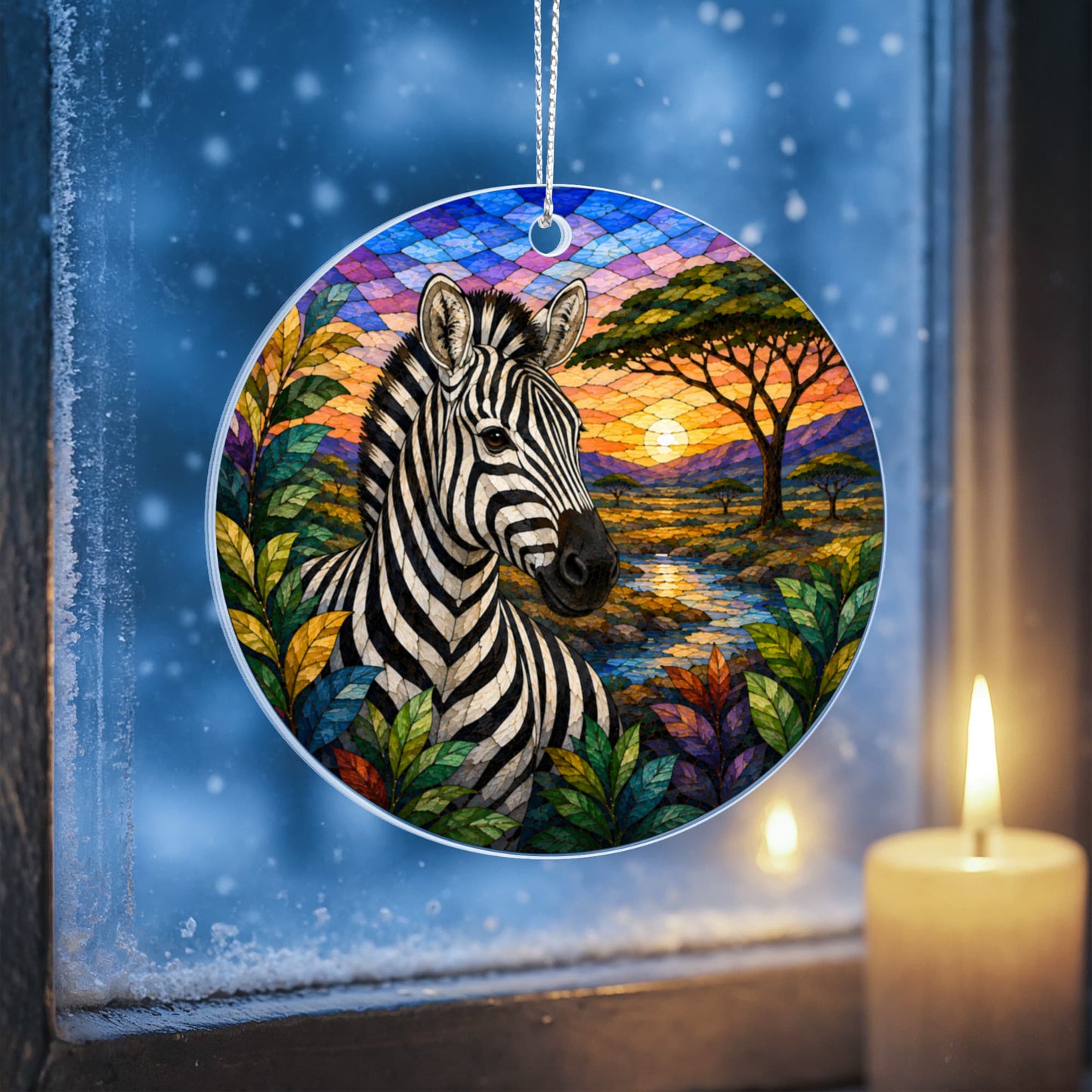Jungle Animals Christmas Ornament