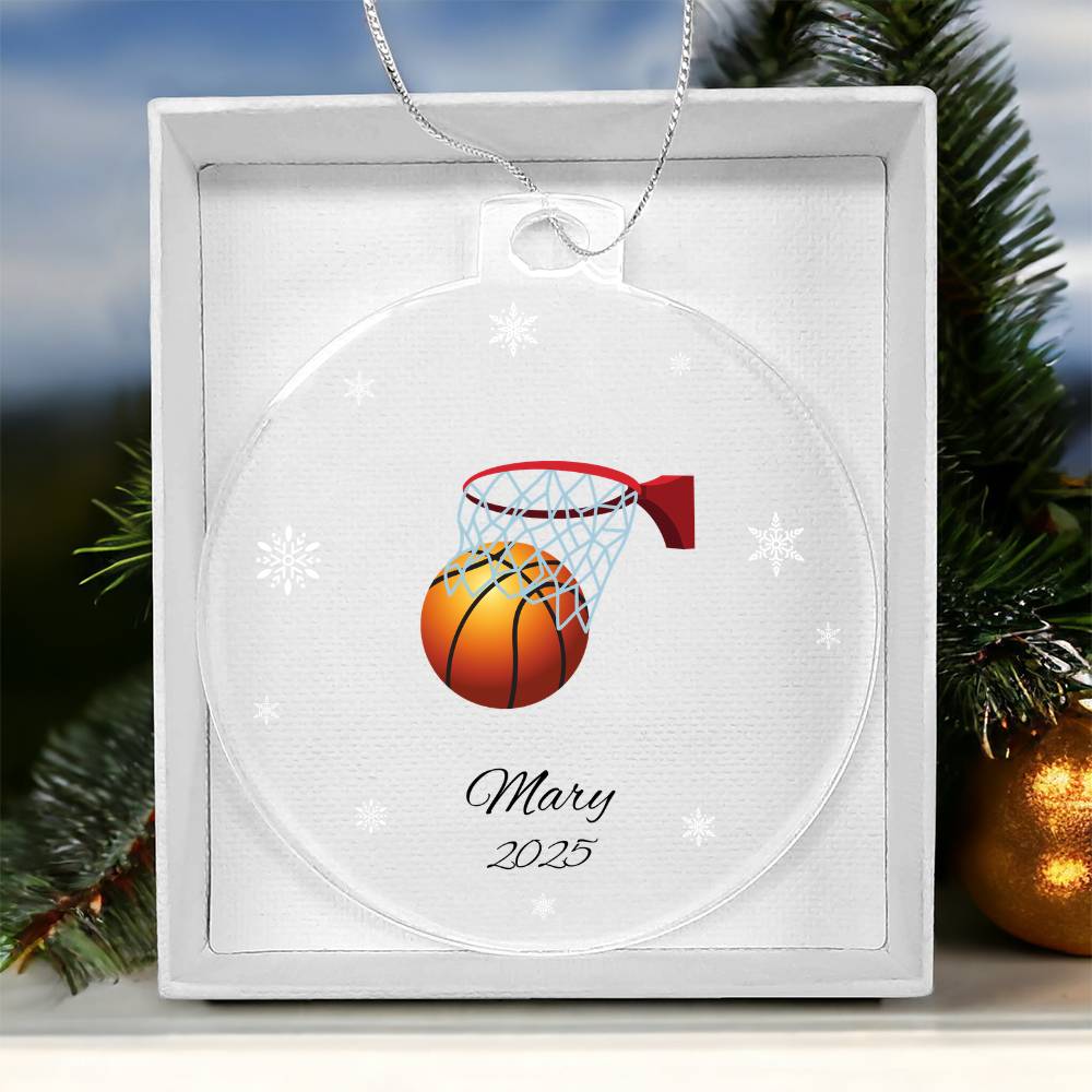 baseball christmas tree ornament Acrylic Ornament Plaque