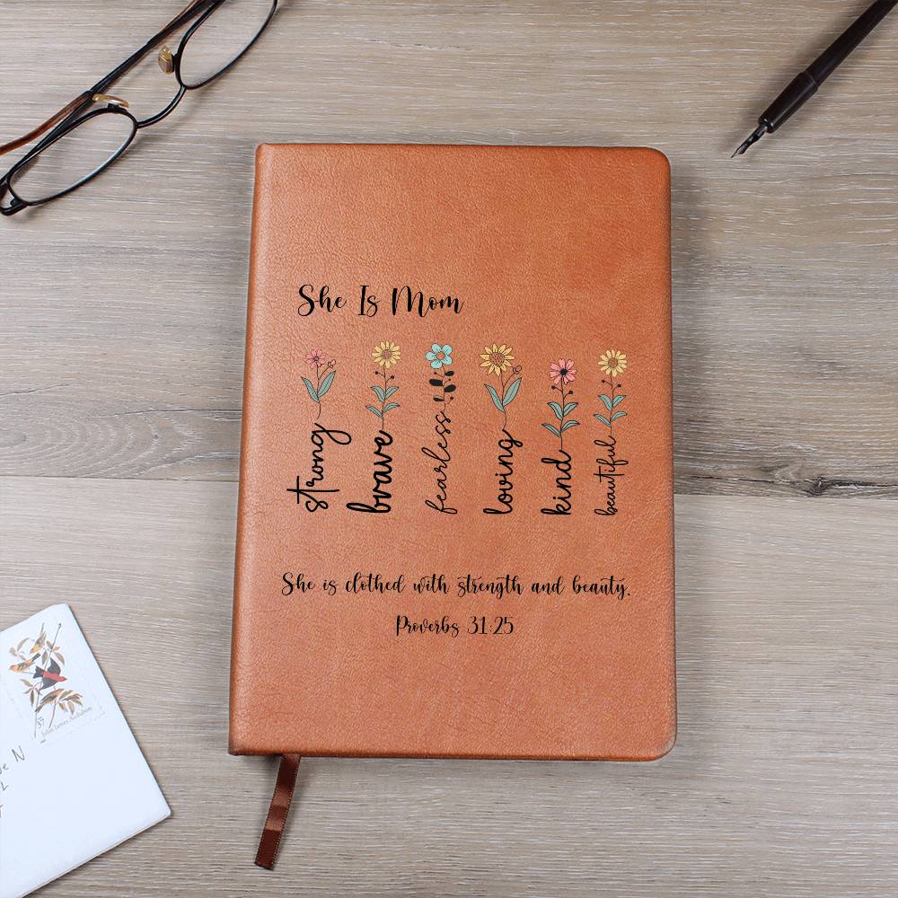 Personalized She Is Bible Verse Journal