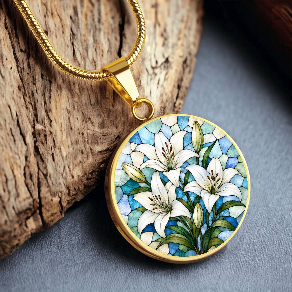 Personalized Flower Necklace