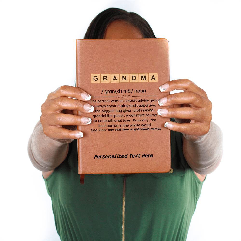 Grandma Definition Noun Personalized Keepsake Journal-[Heartfelt Family Gift]
