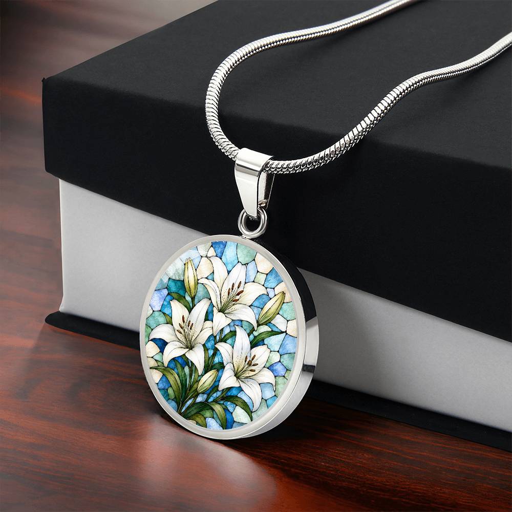 Personalized Flower Necklace