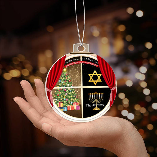 Acrylic Ornament Plaque-[Heartfelt Family Gift]