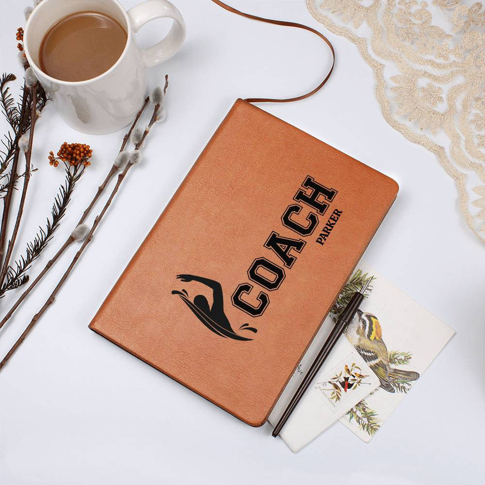 Personalized Swim Coach Journal-[Heartfelt Family Gift]