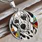 Dalmation Dog Engraved Necklace-[Heartfelt Family Gift]