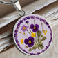 February Birth Flowers Violet Primrose-[Heartfelt Family Gift]
