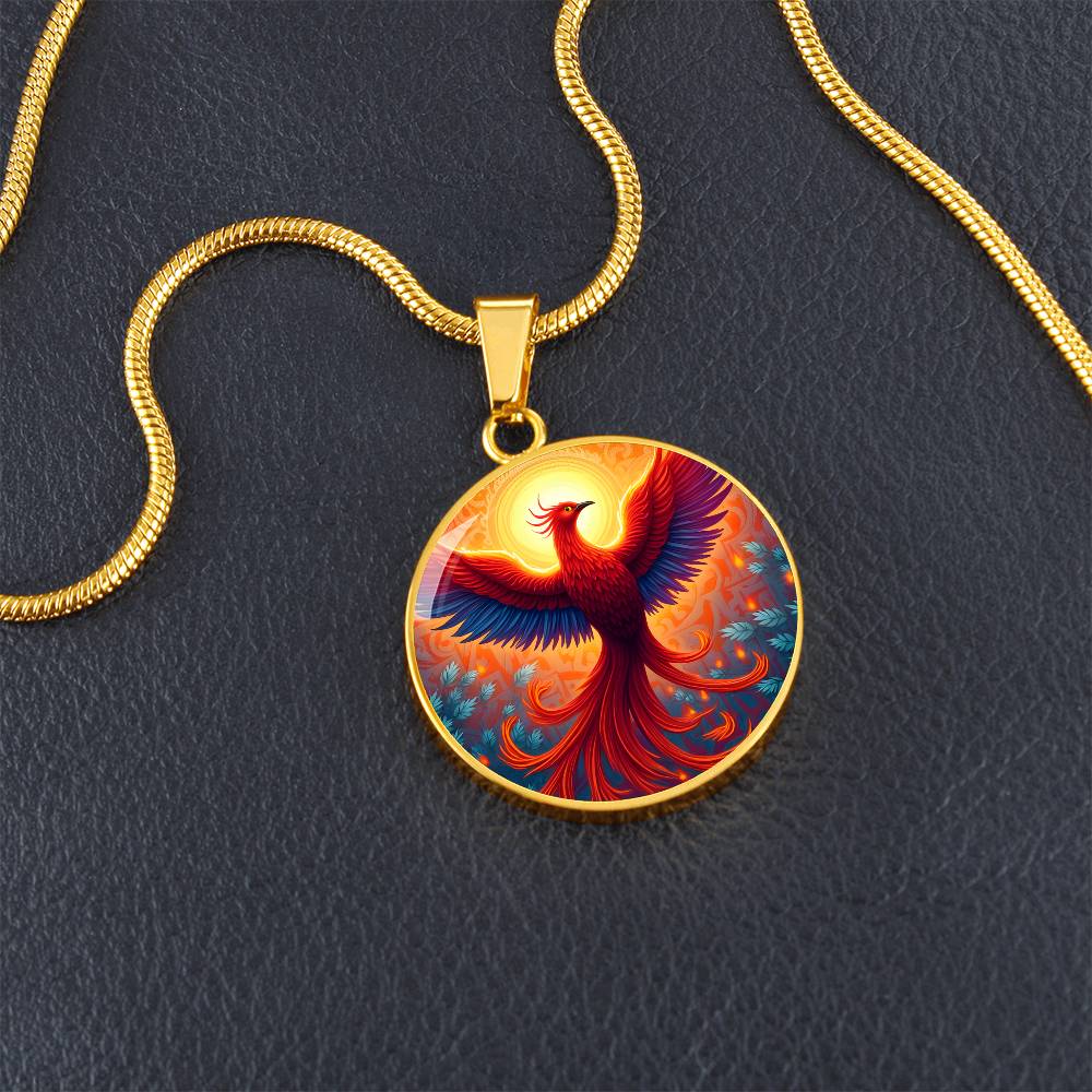 Rising Phoenix Pendant Necklace