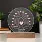 Rainbow Baby  Name Night light-[Heartfelt Family Gift]