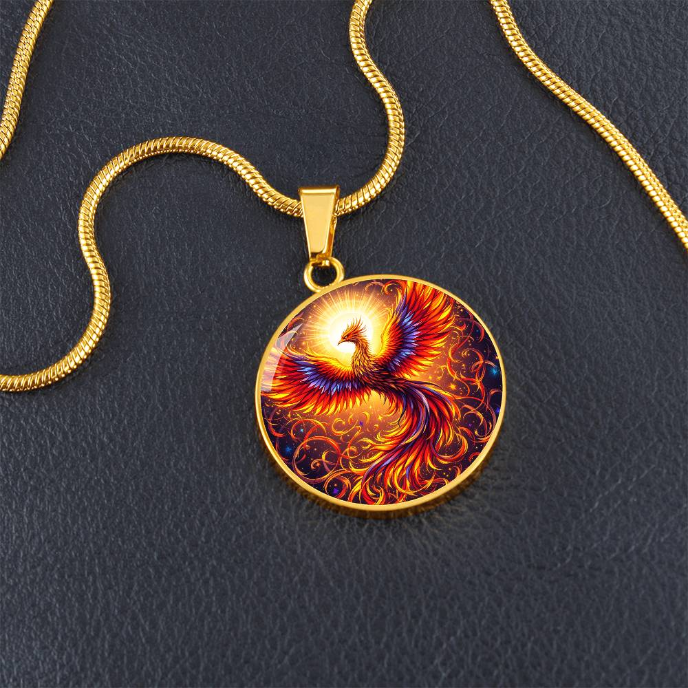 Rising Phoenix Pendant Necklace
