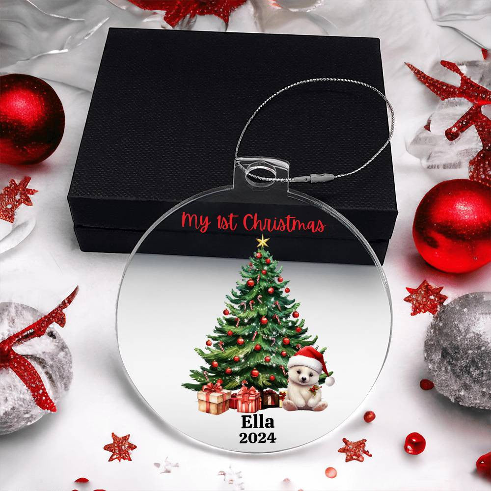 Baby's 1st Christmas Ornament-[Heartfelt Family Gift]