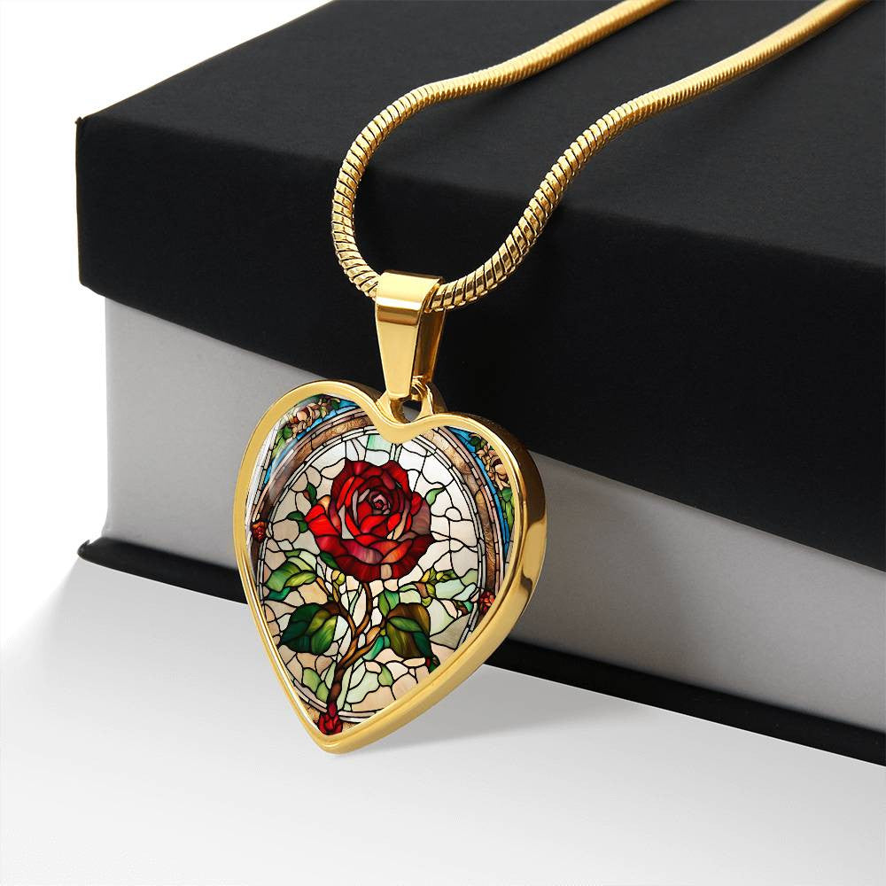 Heart Necklace with Engraving-[Heartfelt Family Gift]