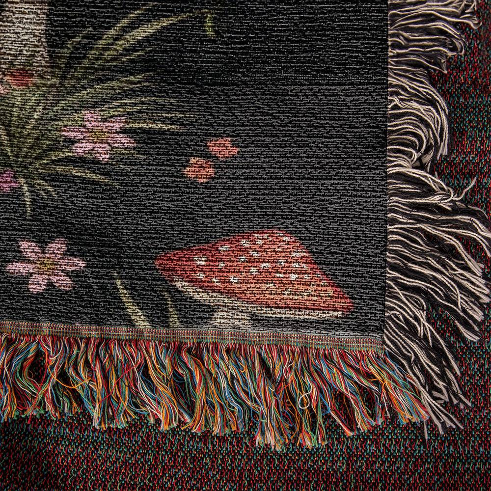 Heirloom Artwork Woven Blanket (Portrait)-[Heartfelt Family Gift]