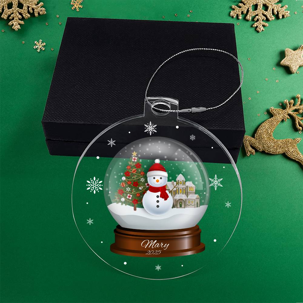 Snowglobe Christmas Ornament