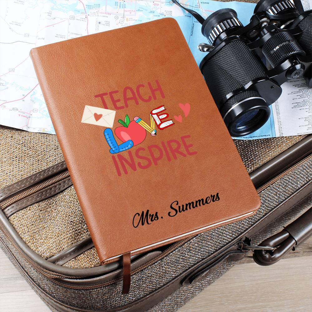 Personalized Teacher Journal for Teacher Appreciation-[Heartfelt Family Gift]