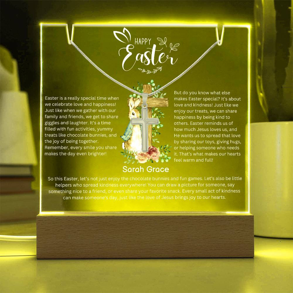 Personalized Easter Meaning Sign for Child