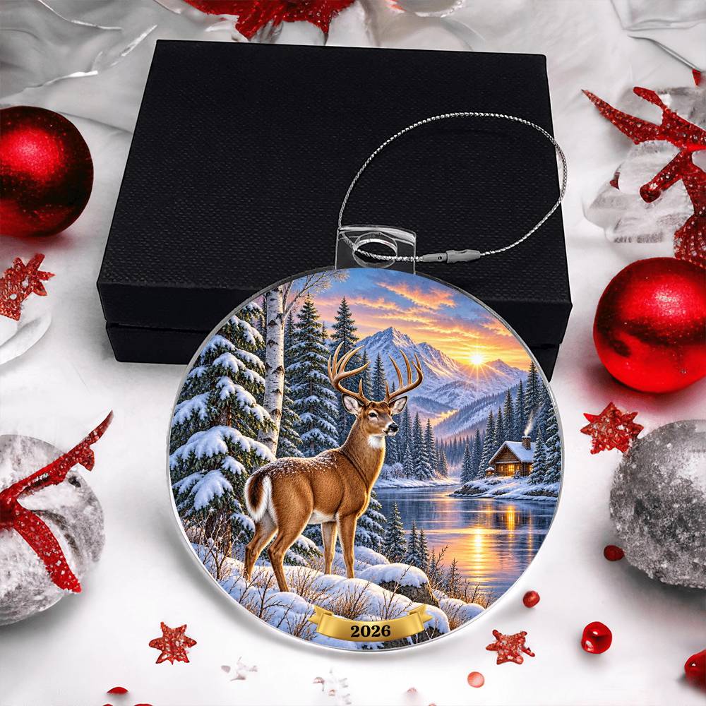 Deer Christmas Ornament