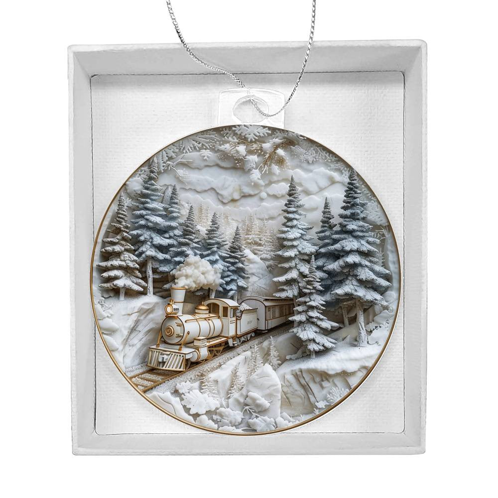 Acrylic Christmas Ornament-[Heartfelt Family Gift]