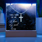 Faith Religious Plaque & Cross Gift Set-[Heartfelt Family Gift]