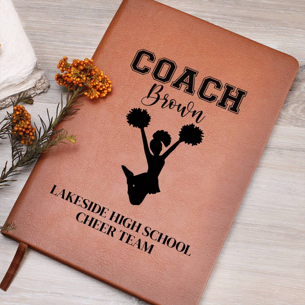 Personalized Cheer Coach Journal