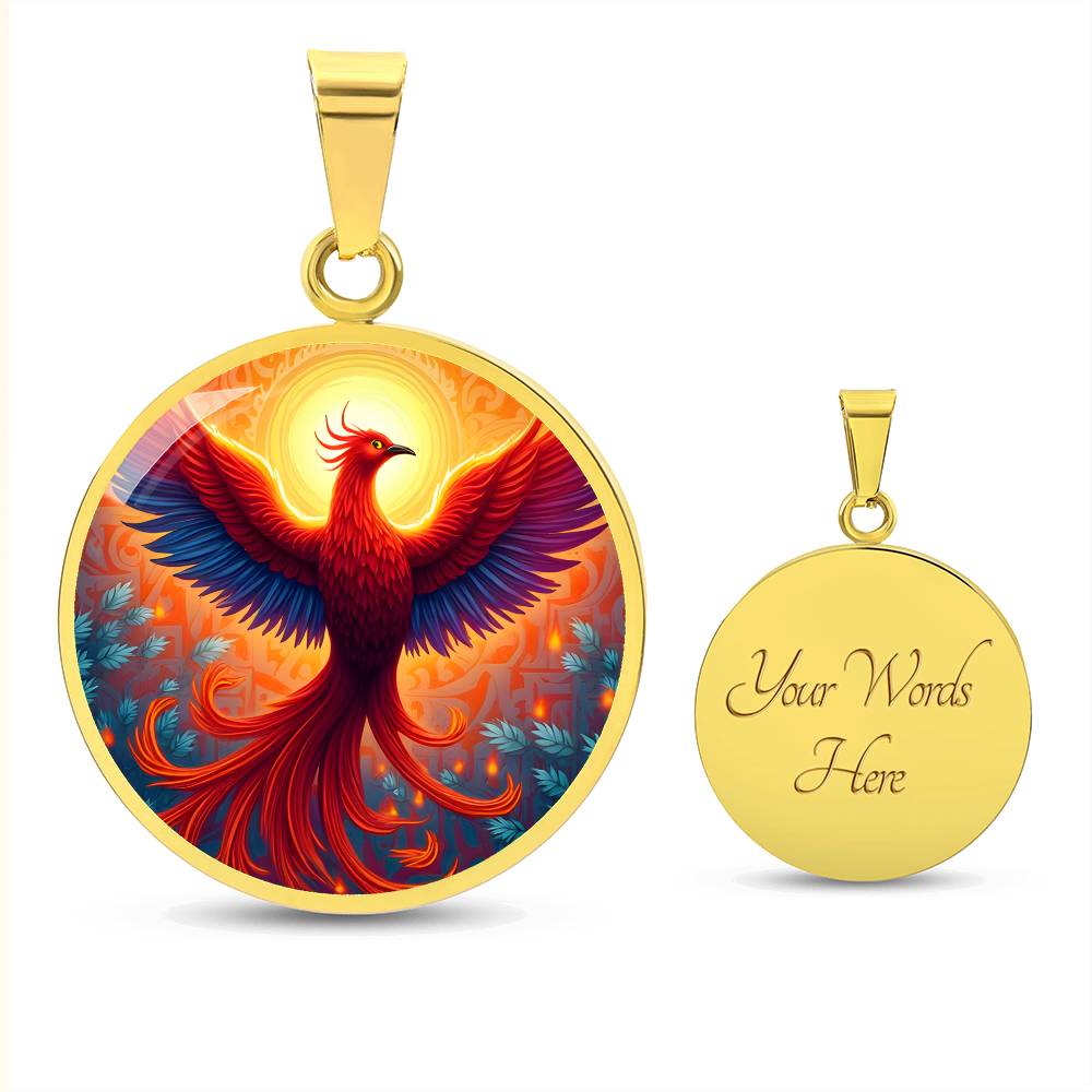 Rising Phoenix Pendant Necklace