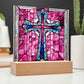 Faux Stained Glass Cross Acrylic Plaque Gift for Girl-[Heartfelt Family Gift]