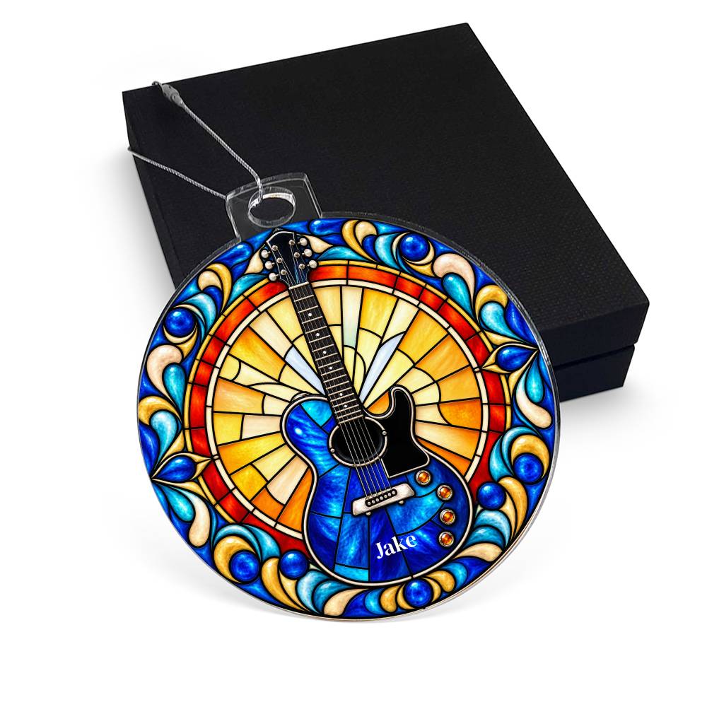Electric Guitar Christmas Ornament