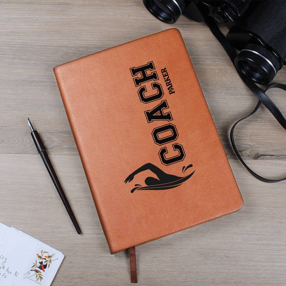 Personalized Swim Coach Journal-[Heartfelt Family Gift]