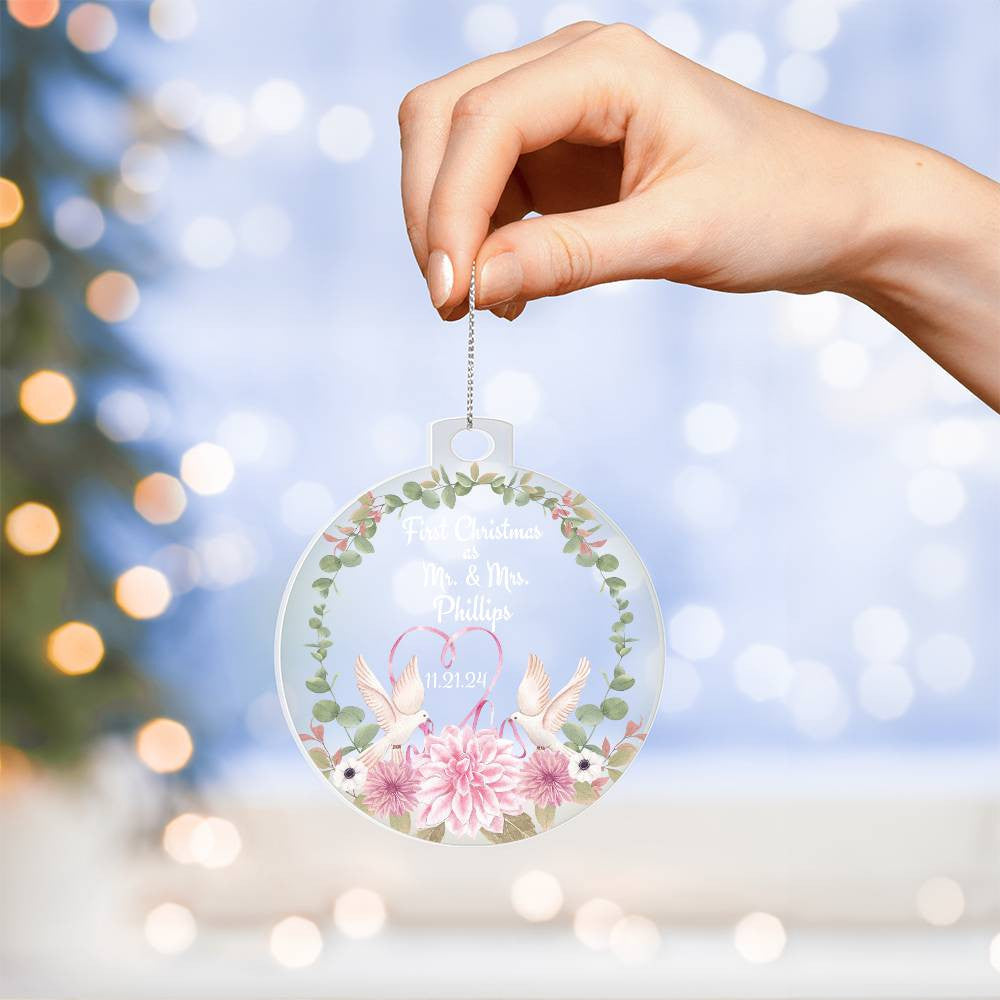First Christmas as Mr & Mrs Ornament-[Heartfelt Family Gift]