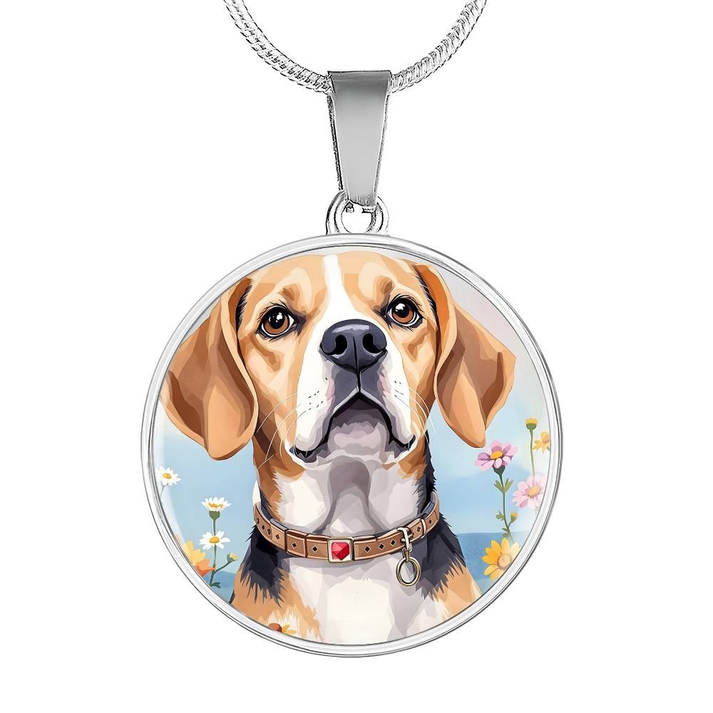 Beagle Dog Pendant Necklace