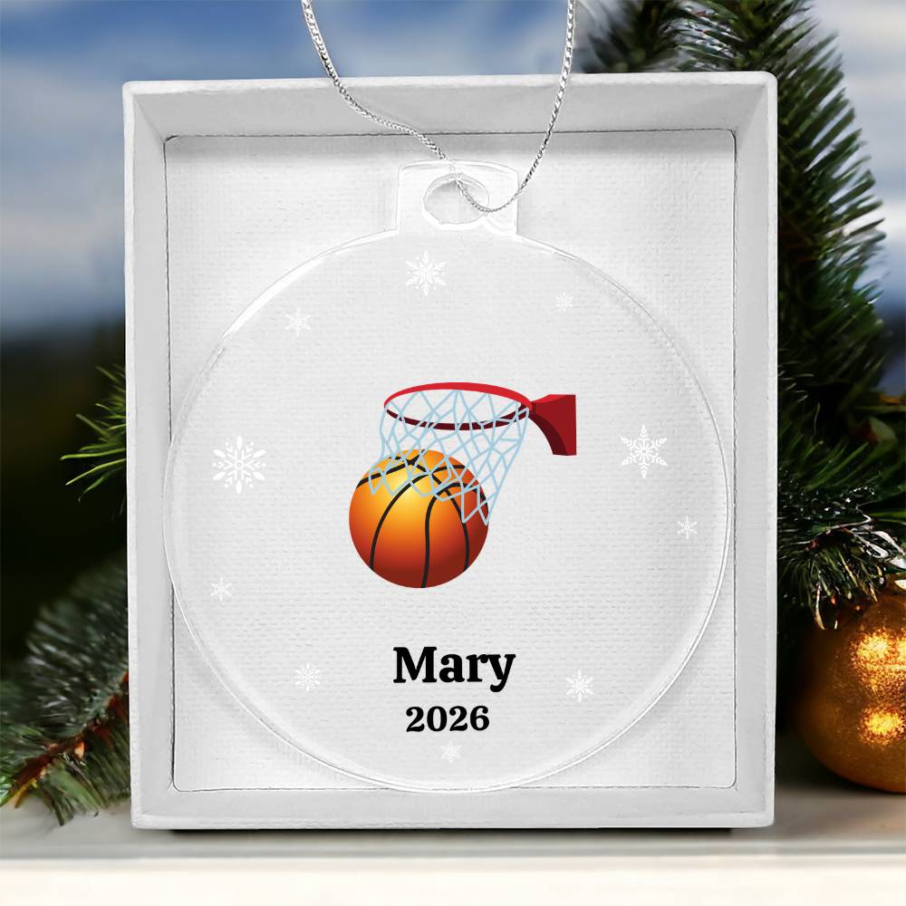baseball christmas tree ornament Acrylic Ornament Plaque