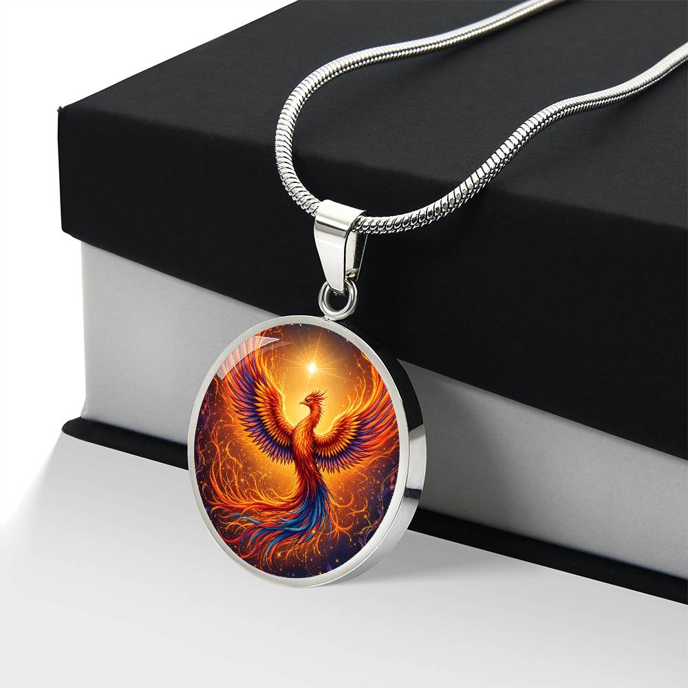 Rising Phoenix Pendant Necklace