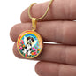 Beagle Dog Engraved Rainbow Bridge Memorial Necklace-[Heartfelt Family Gift]