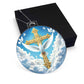 Cross and Dove Acrylic Christmas Ornament-[Heartfelt Family Gift]
