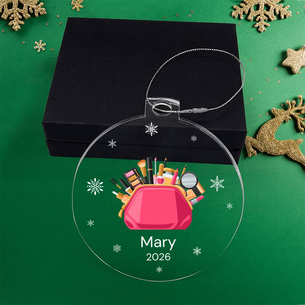 Makeup Christmas Tree Ornament