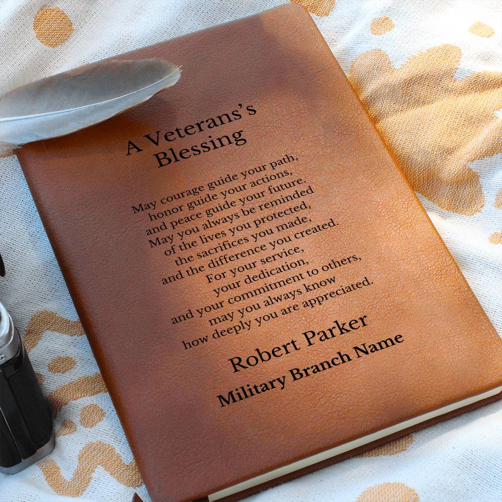 A Veteran's Blessing Prayer Journal
