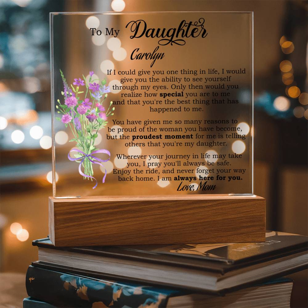 Personalized Daughter Plaque