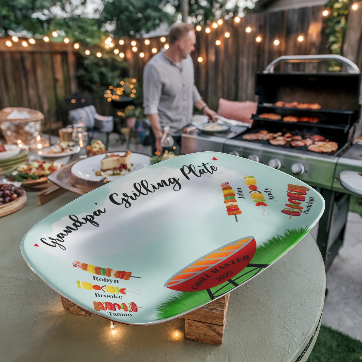 Grandpa's Grilling Platter 10”x14” Platter