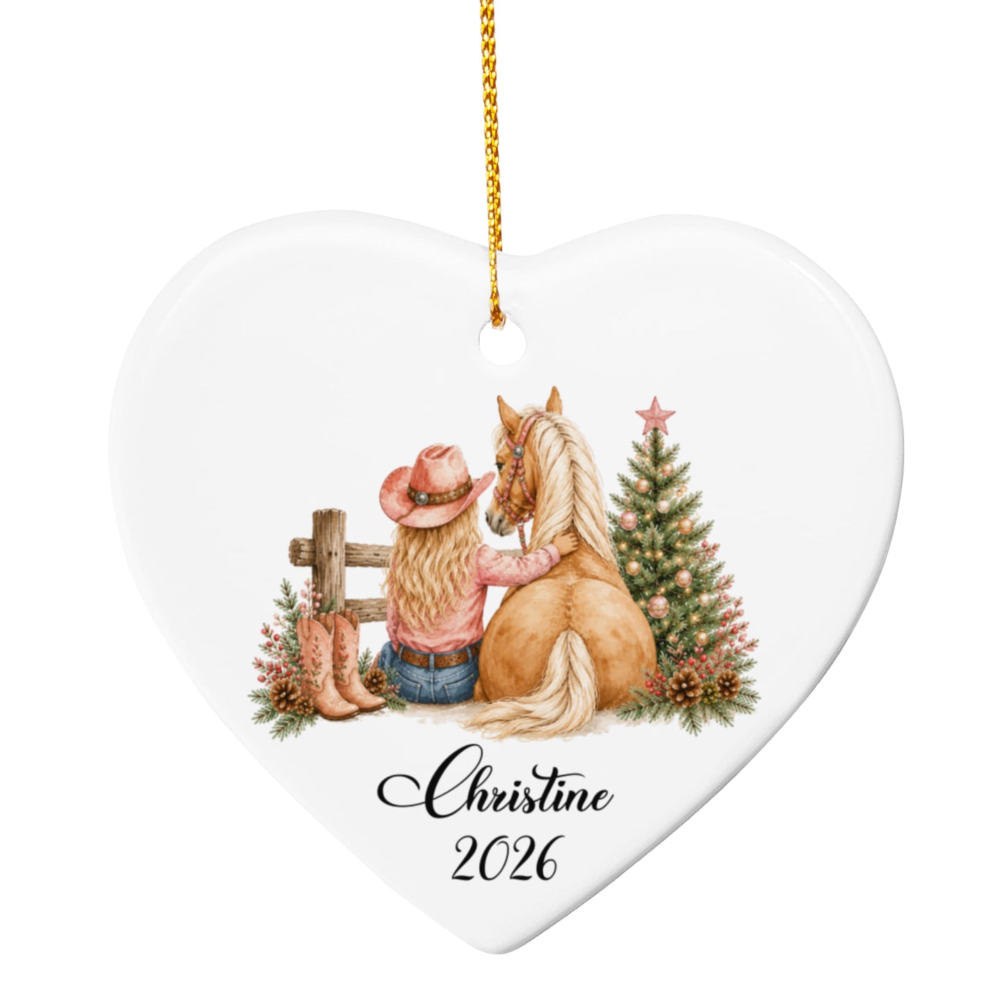 Ceramic Heart Ornament