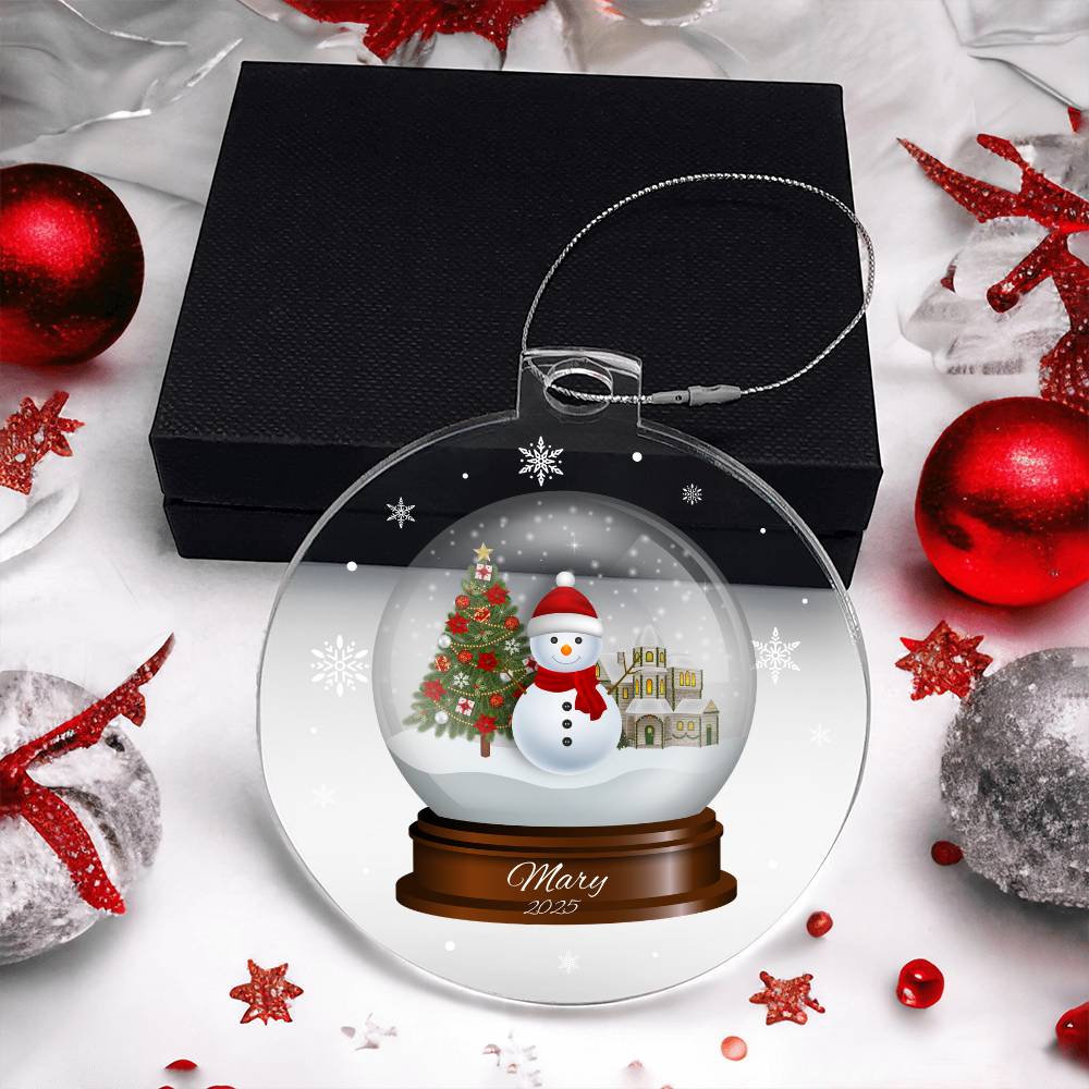 Snowglobe Christmas Ornament