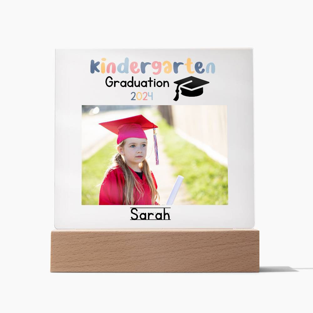 Personalized Kindergarten Graduation Photo Plaque Class of 2036-[Heartfelt Family Gift]