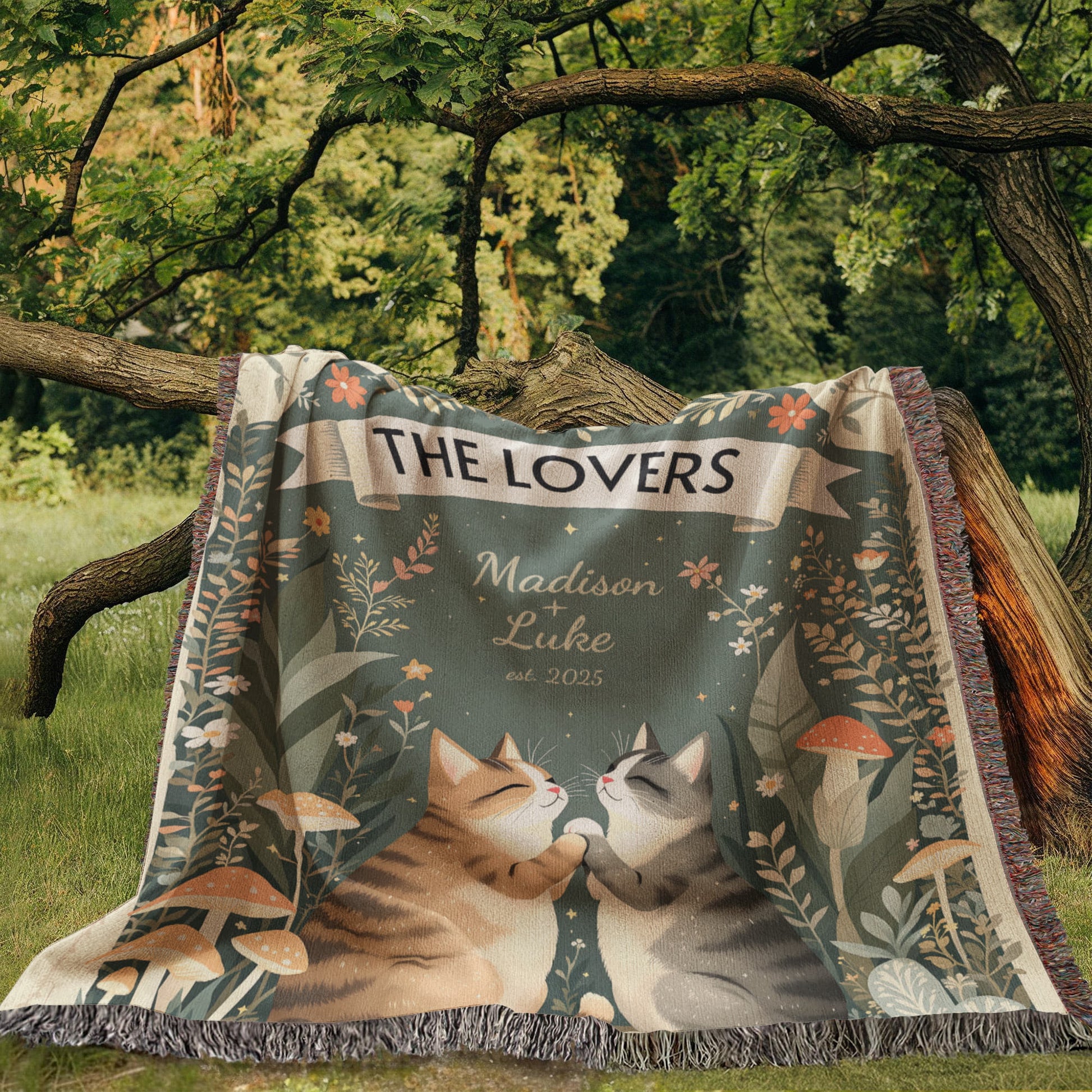 Lovers Cat Blanket-[Heartfelt Family Gift]