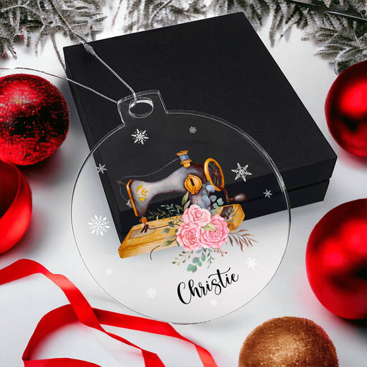 Sewing Christmas Tree Ornament