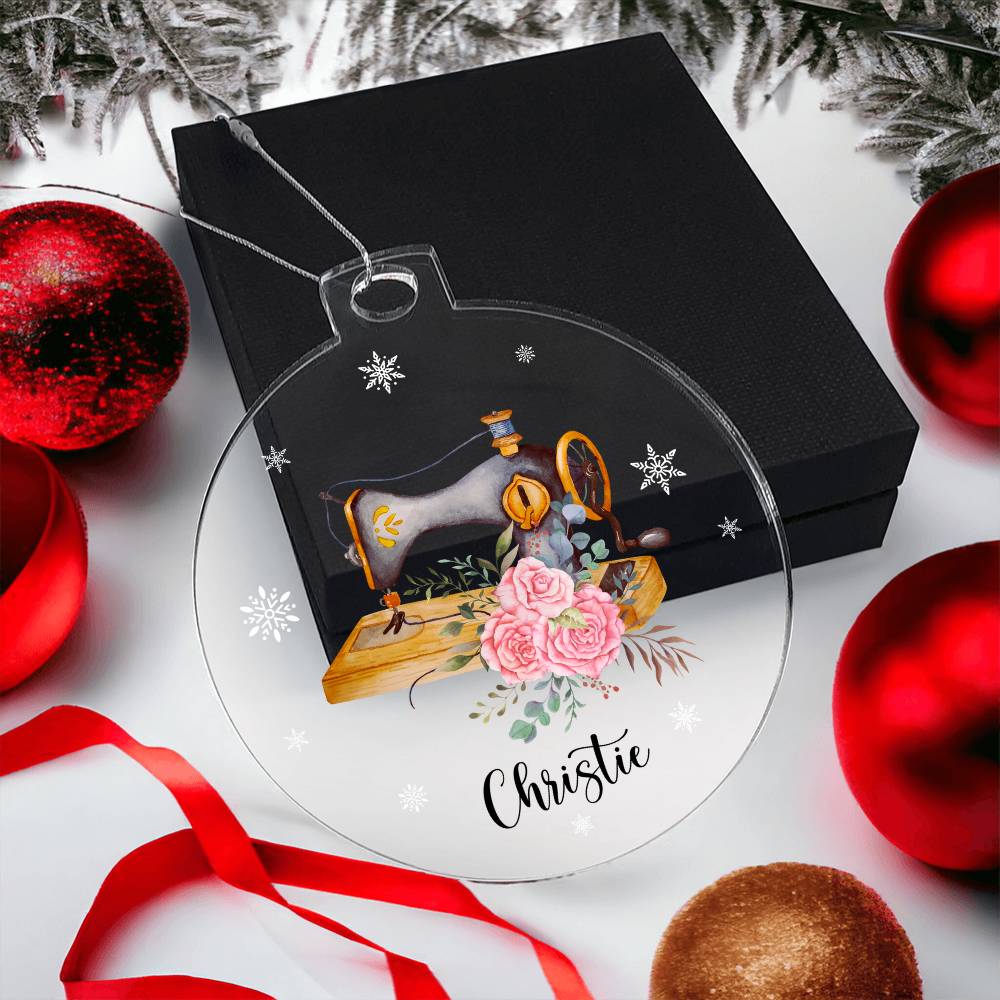 Sewing Christmas Tree Ornament