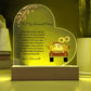Second Mom Heart PlaqueAcrylic Heart Plaque-[Heartfelt Family Gift]