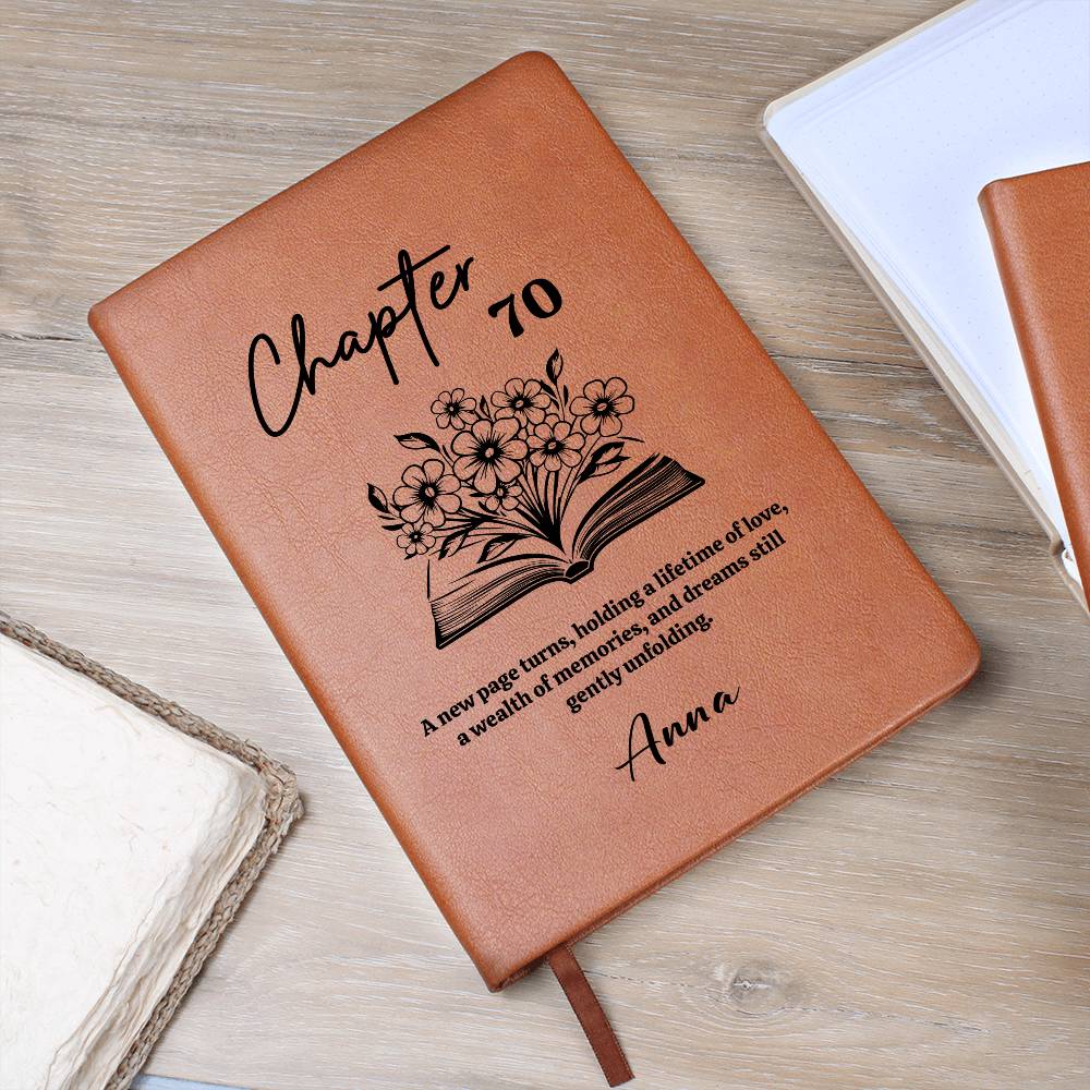 Personalized 70th Birthday Journal