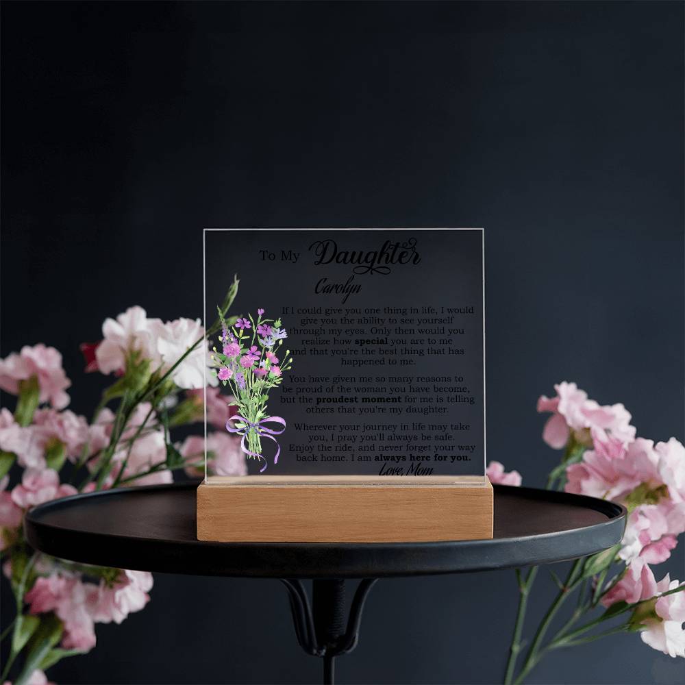 Personalized Daughter Plaque